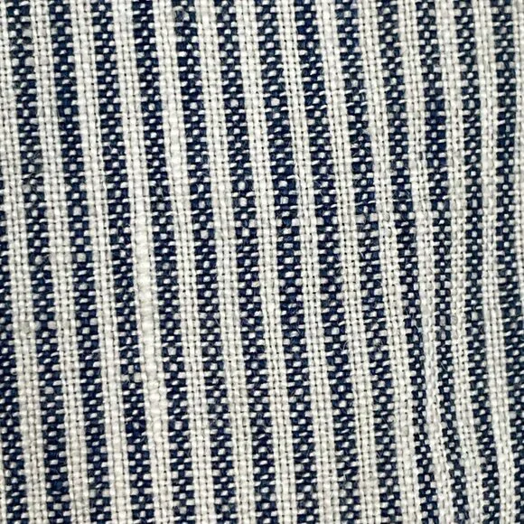 Tahari 100% Linen Stripe Shirt Dress Blue White Size S - Picture 9 of 13